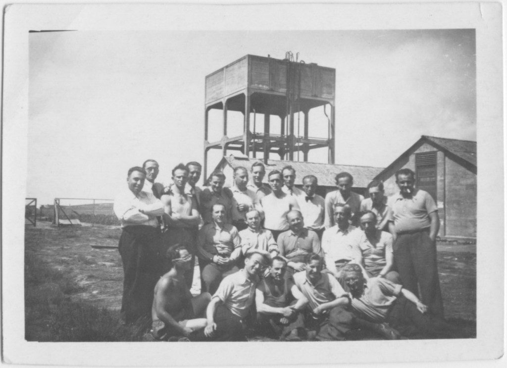 Richborough transit camp: photograph by water tower