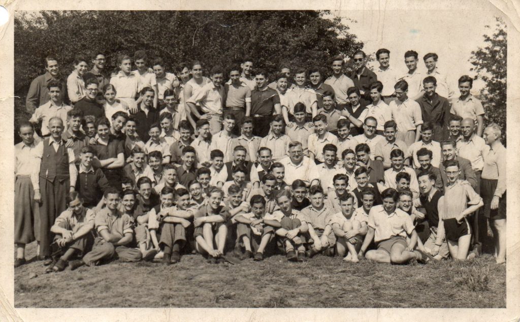Berlin ORT boys at Kitchener camp, 1939