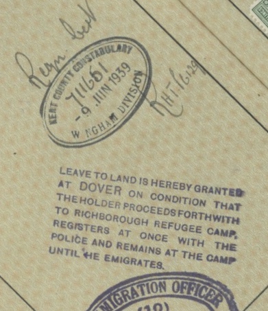 Kitchener camp rescue, Sandwich 1939
