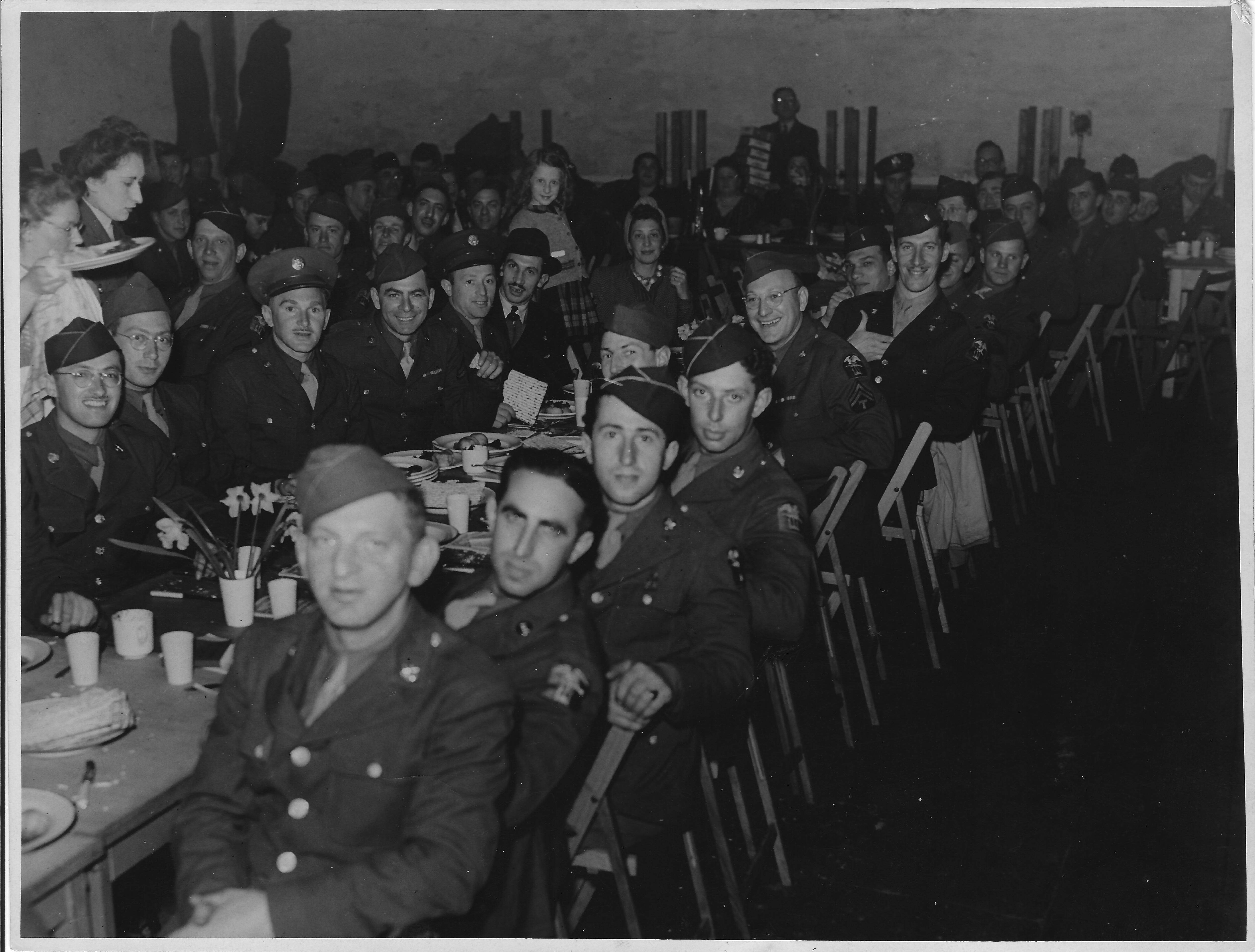 Richborough camp, Erich Silbermann, Pesach Seder, Britain, April 1944