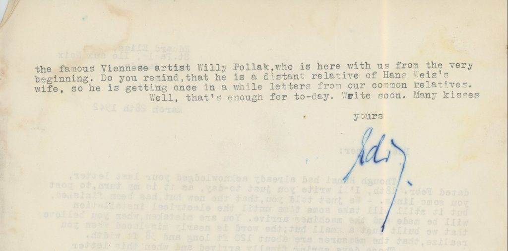 Eduard Elias, Letter, 14 March 1942, Ill aux Noix, Canada, Richborough, page 2