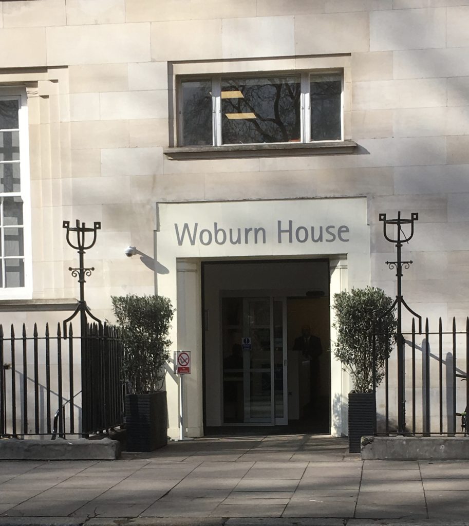 Richborough transit camp for Jewish refugees, Woburn House, London 2018