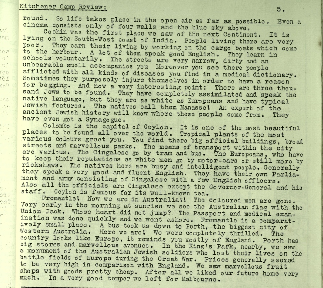 KC Review, no. 7, September 1939, page 5, top