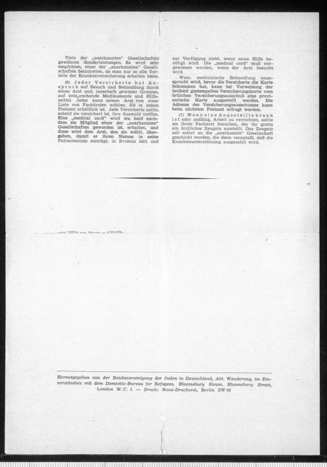 Kitchener camp, Document, Hut 36/II, Werner Gembicki, Wife Vera, Domestic Service Visa, Als Hausangestelte in England, page 4