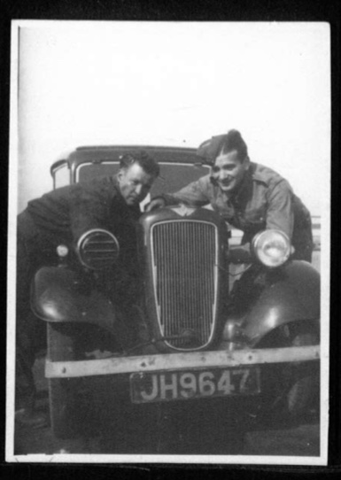 Kitchener camp, Werner Gembicki, Photo, Austin car with blackout cover on headlight