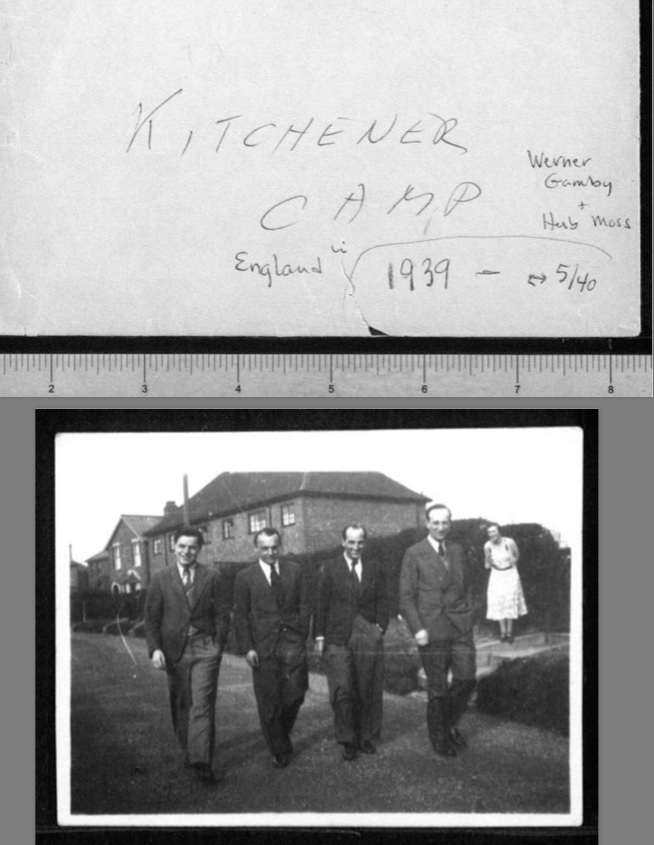 Kitchener camp, Werner Gembicki, Photo, Herbert Mosheim, In England 1939 to May 1940
