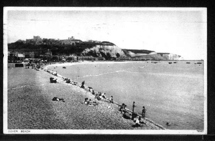 Werner Gembicki, Kitchener camp, Postcard, Dover beach