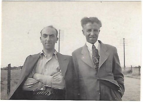Kitchener camp, Manele Spielmann, With a friend called Katz, 1939