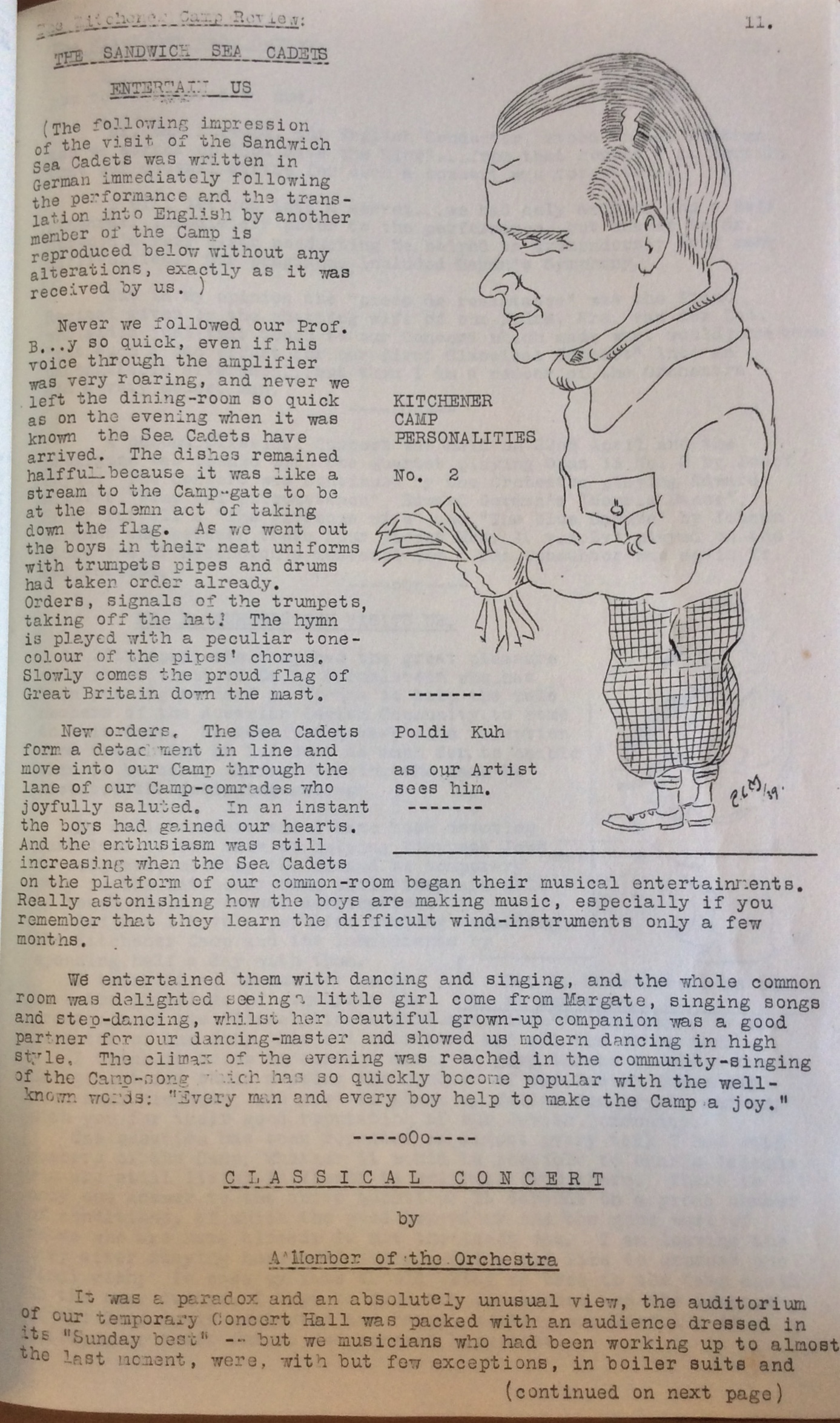 Kitchener Camp Review, May 1939, page 11