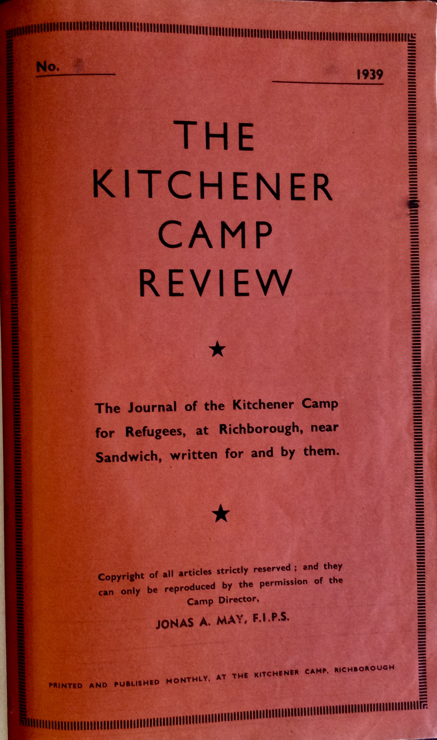 Kitchener Camp Review cover