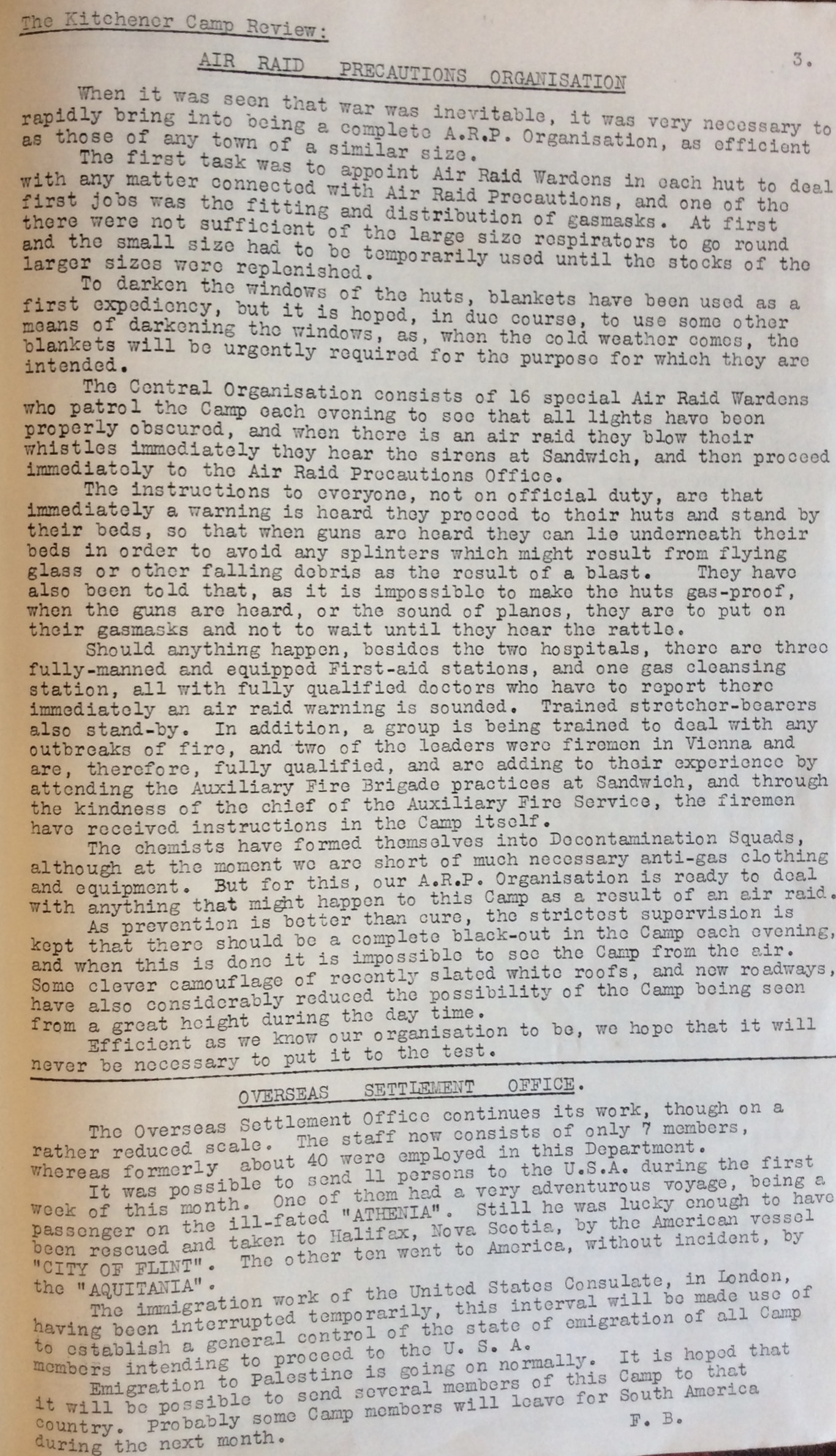 Kitchener Camp Review, October 1939, page 3