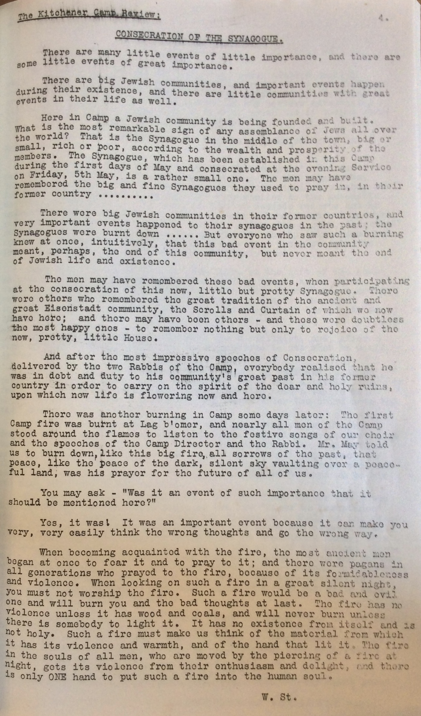 Kitchener Camp Review, June 1939, page 4