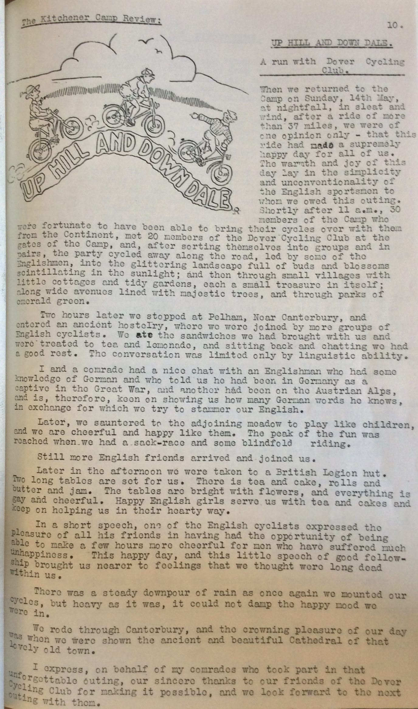 Kitchener Camp Review, June 1939, page 10