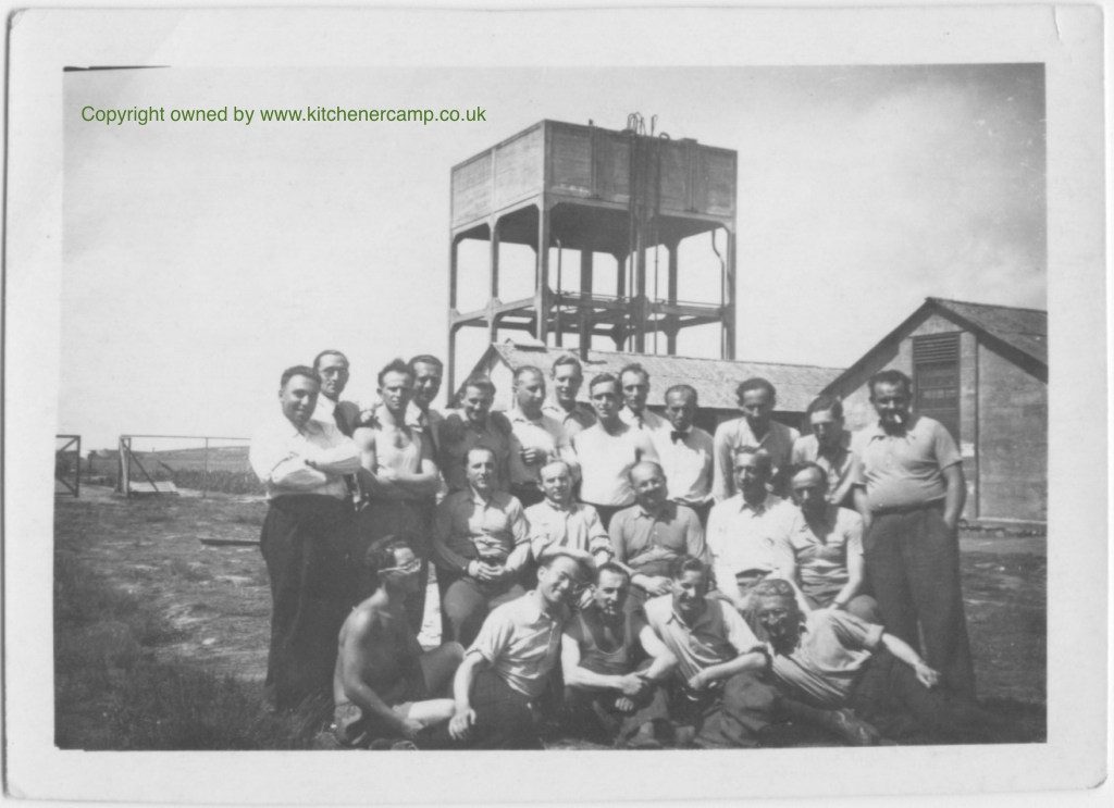 Kitchener Camp water tower, photograph, Summer 1939