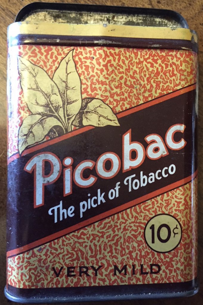 Richborough transit camp, Josef Frank, Picobac tobacco tin, 1939