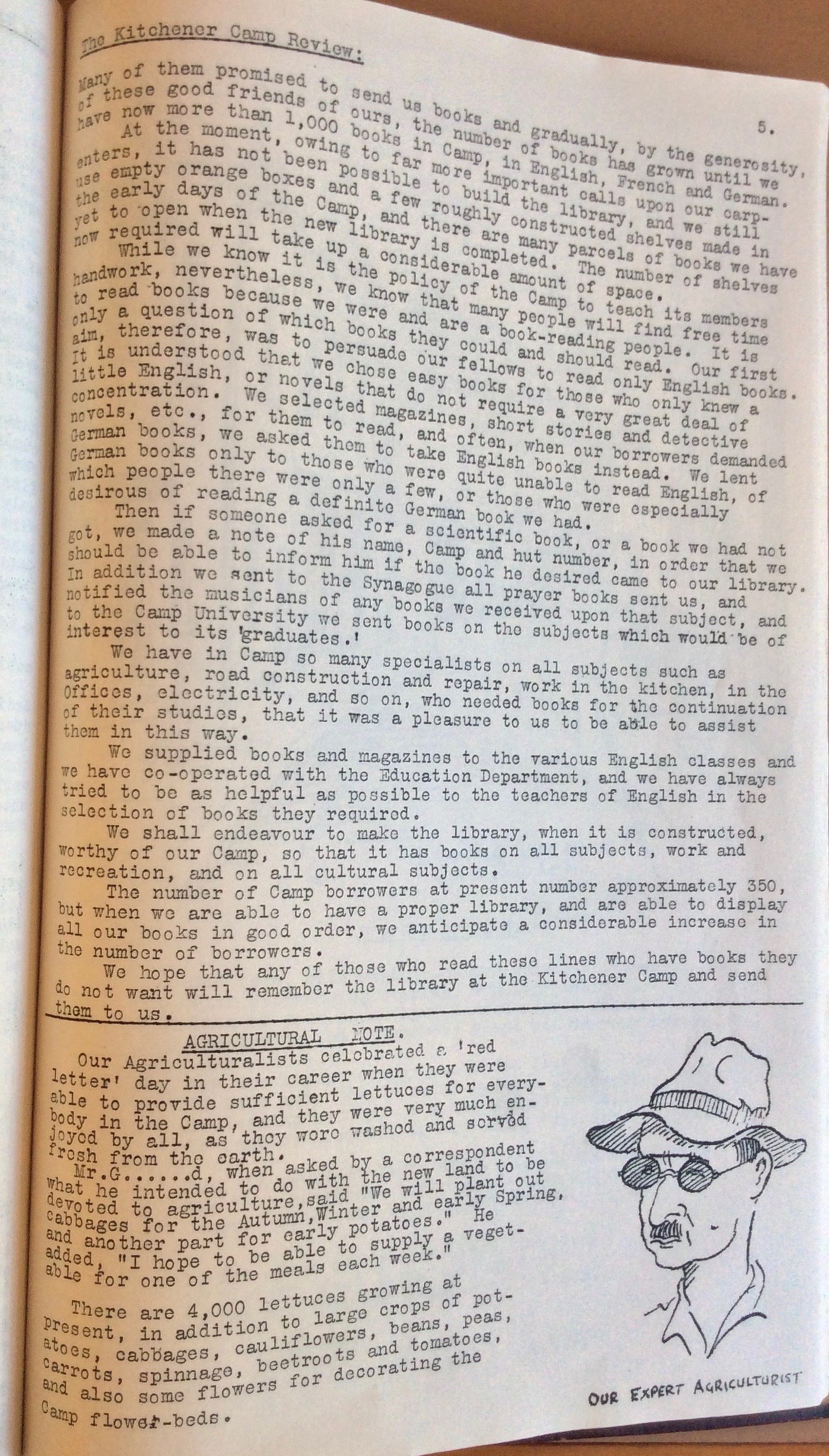The Kitchener Camp Review, August 1939, page 5