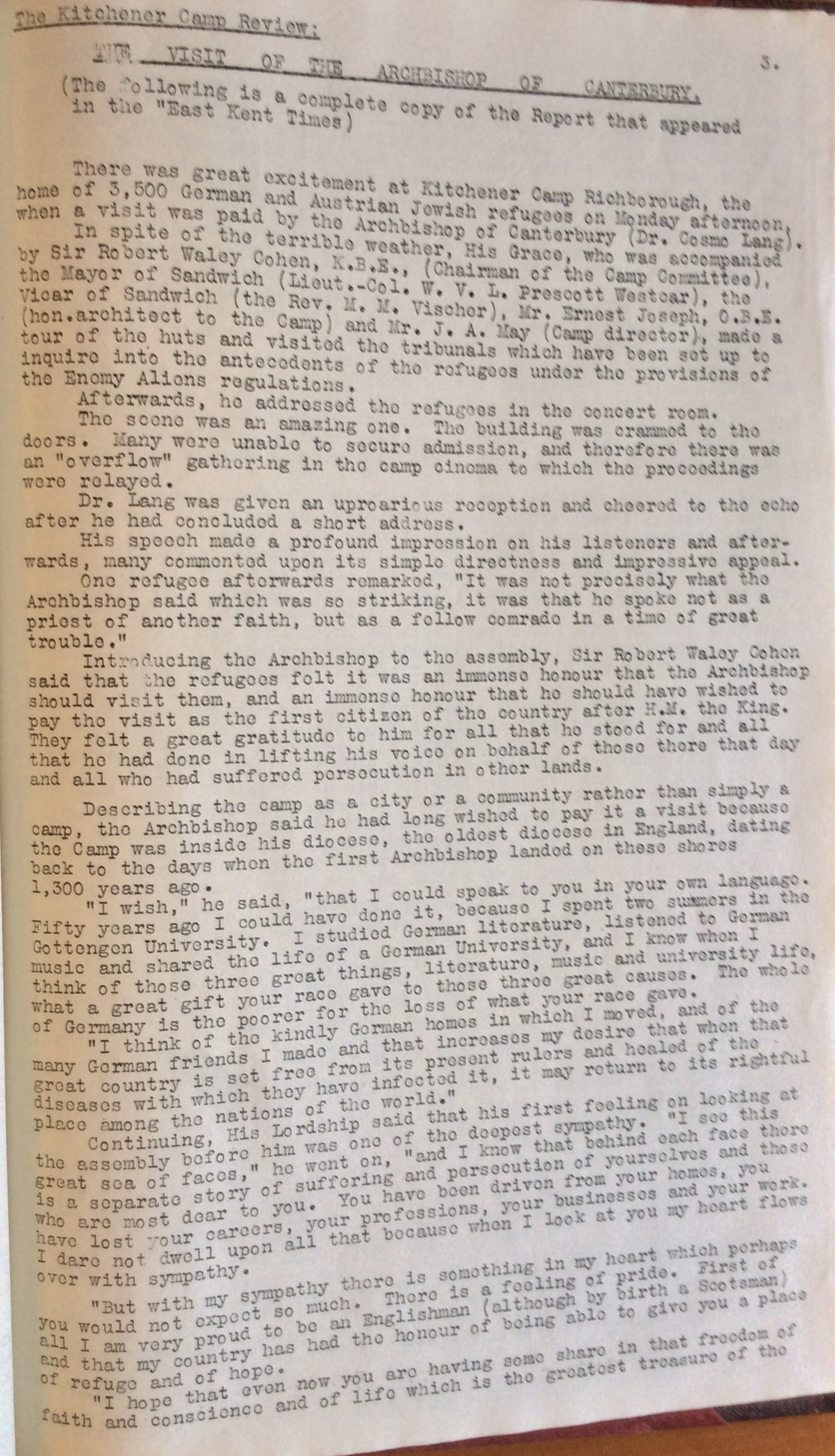Kitchener Camp Review, November 1939, page 3
