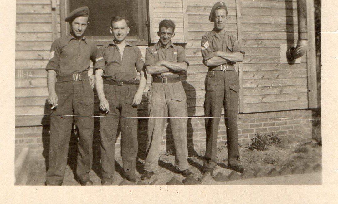 Will Reissner, British Army, Hesedorf bei Bremervörde, 15 August 1945