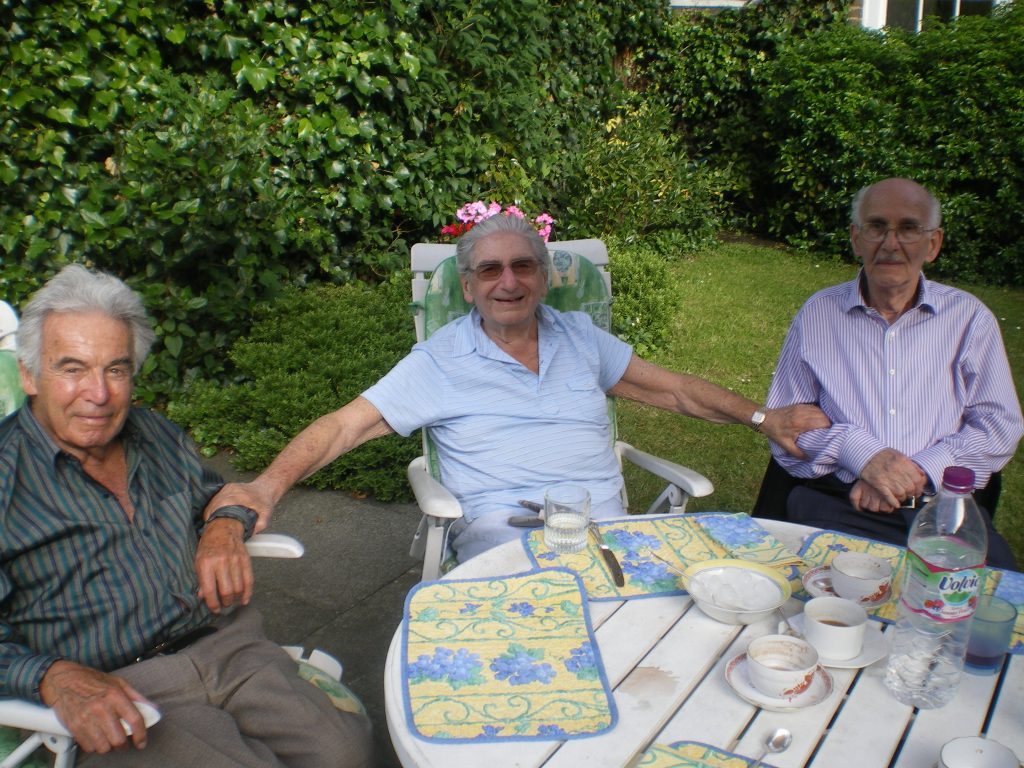 From left to right: The last three ORT boys – Felix Bujakowsky, Hans Futter, and Ernest Lowenberg.
