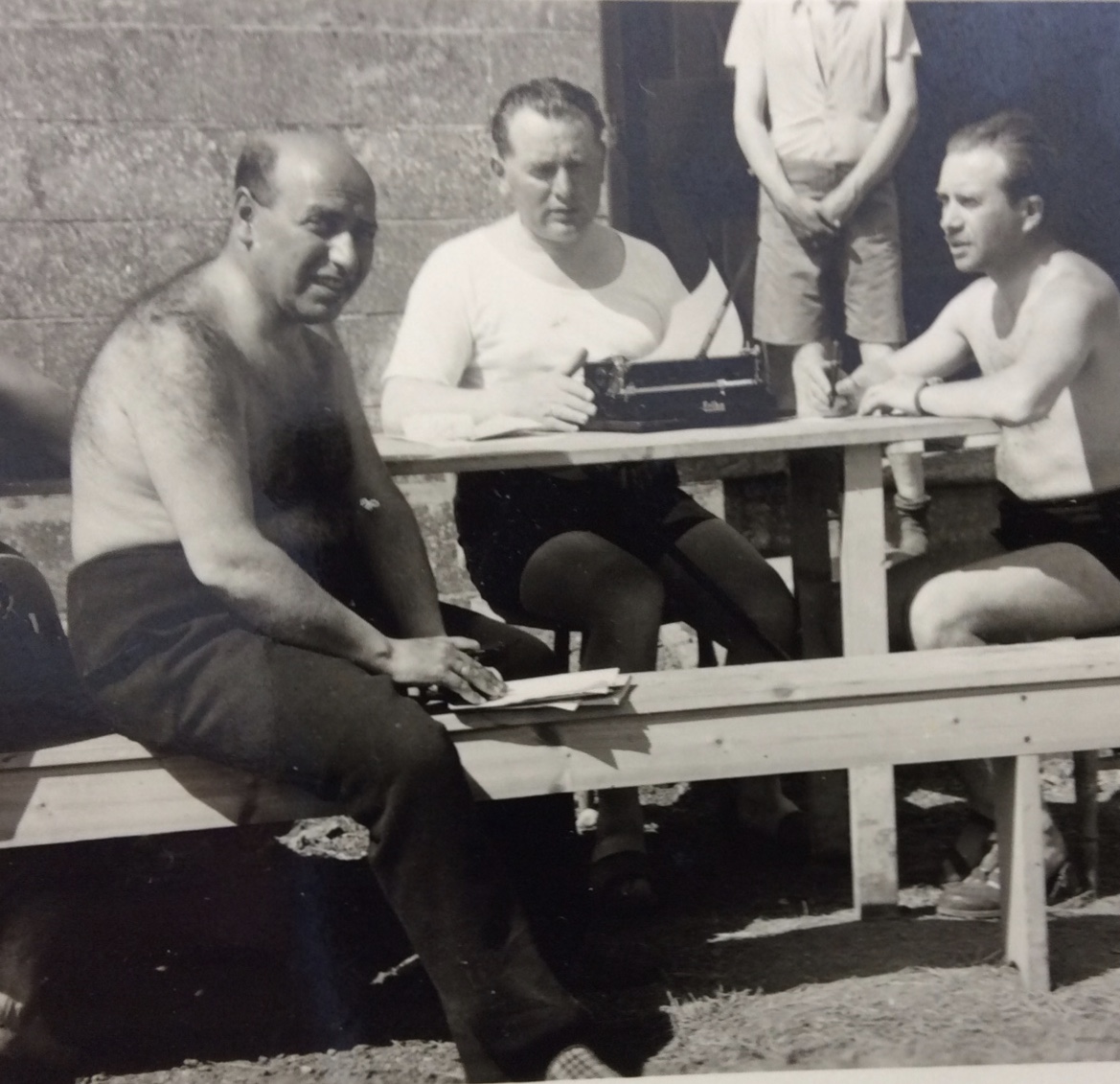 Kitchener camp, Julius Gildener, with brother-in-law Arnold Vogel