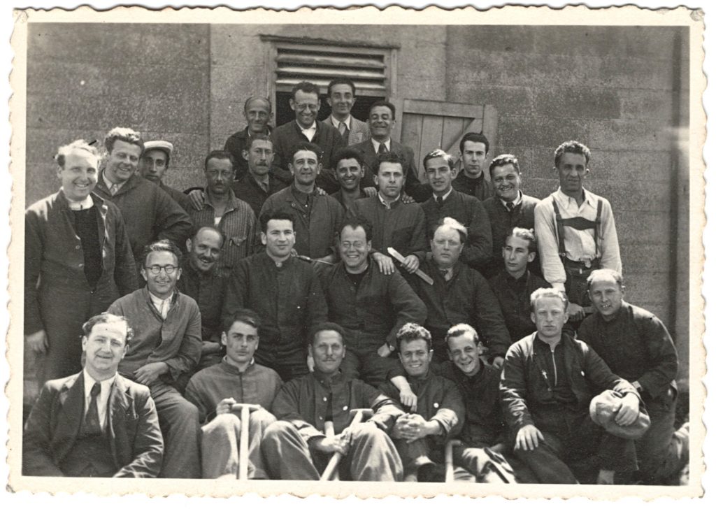 Richborough transit camp, 1939 - Herbert Weiss - group photograph