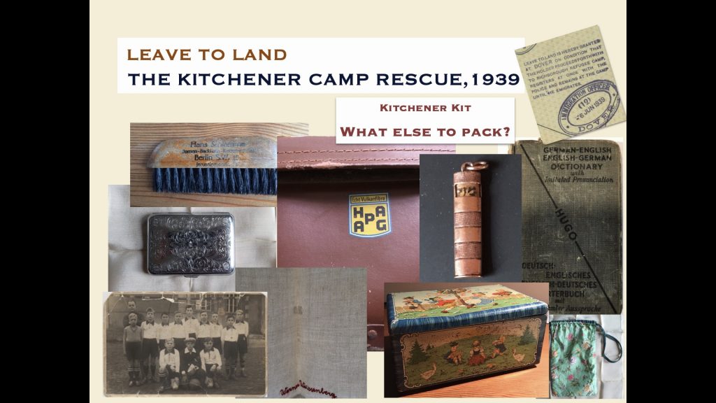 Kitchener camp kit - digital slides from the Leave to Land exhibition, 2019, page 4