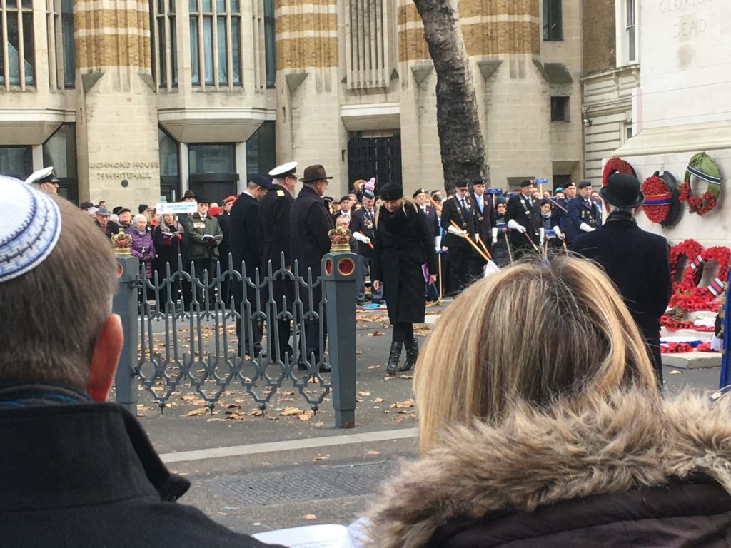 Cenotaph, Whitehall, London, AJEX Ceremony, 17 November 2019