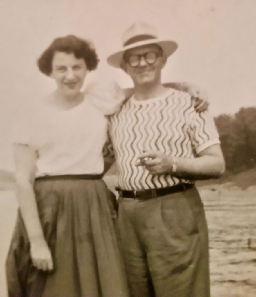 Herbert Gassenheimer with Charlotte Rosenbaum, 1951